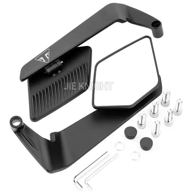 For Tiger 900/900GT 1200 Rocket 3 Street Triple S 765 765RS 765R 1200 TRIDENT 660 Motorcycle Rearview Mirrors Rotate Adjustable