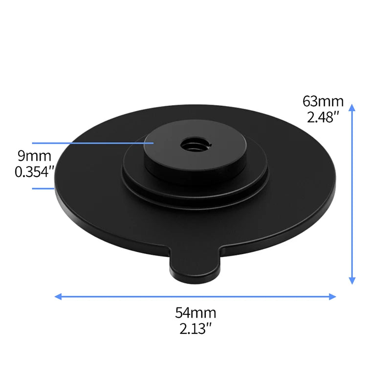 Strong Adhesive Sticker 1/4 Screw Mount Car Dashboard Adhesive Tape Phone Holder for Gopro Insta360 osmo 360 Action Stand Base