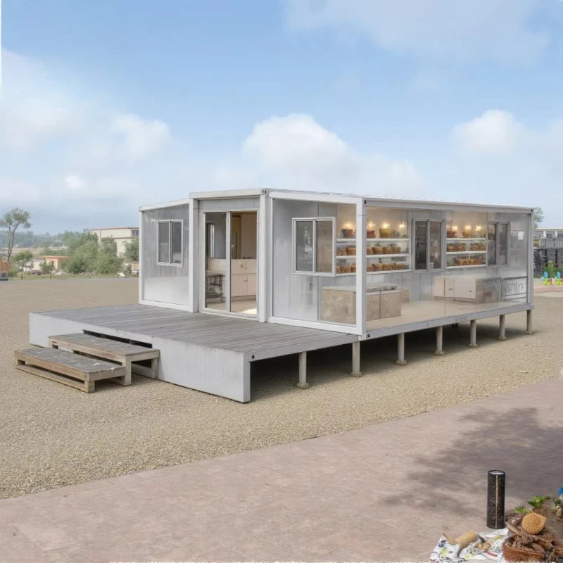 Hot Sale Chinese  Lightweight Easy-install Modular Steel House for Private Vacation Villa