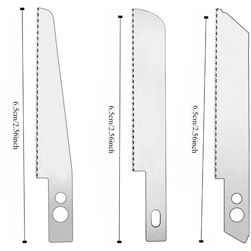 Mini Saw Kit DIY Craft Blade Saw for Hobbies Razor Saw Small with 3 Craft Blades for Crafts Hand Cutting Branches Tree Branches