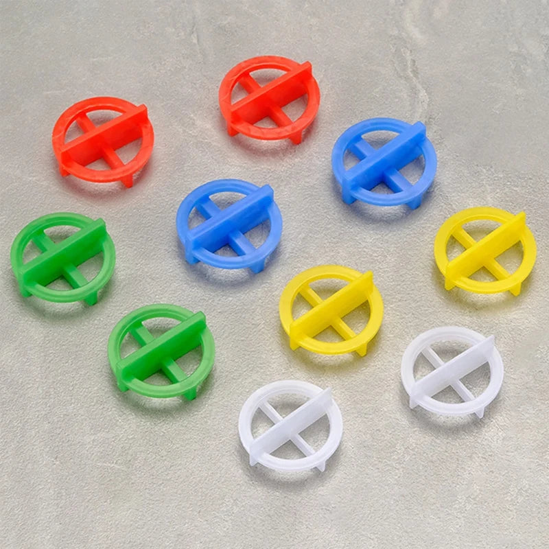 100/200Pcs Porcelain Tile Spacers Clips Wedge Ceramic Leveling System Floor Wall Tile Gap Leveling System Construction Tools
