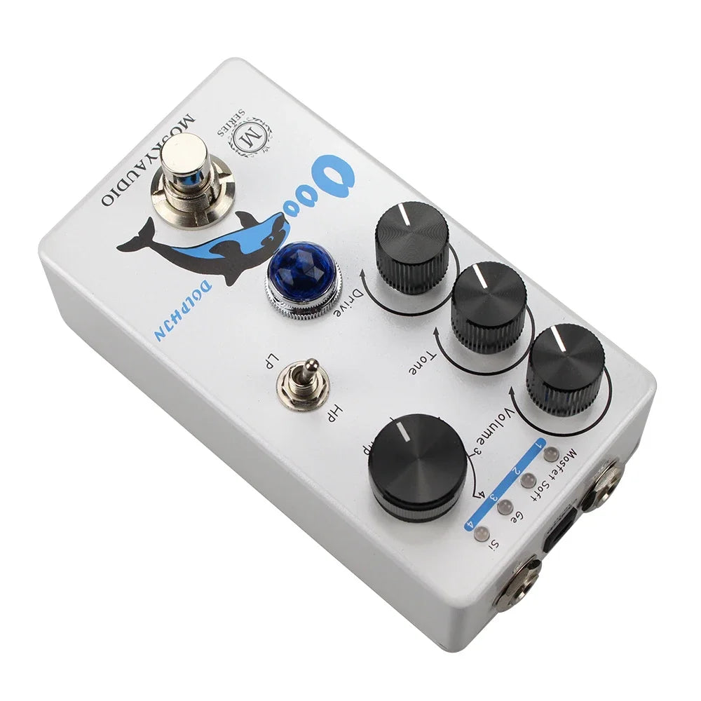 MOSKY DOLPHIN Guitar Pedal High Gain Distortion Overdrive Electric Guitar Effects Bass Instrument Accessories