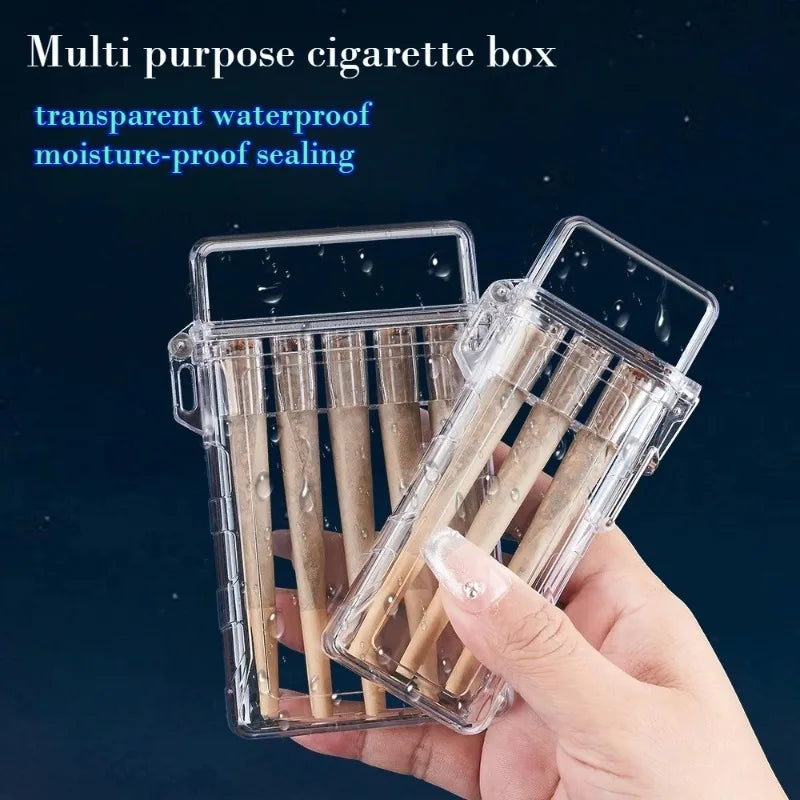 New model Cigarette case 3/5 pack cigarette slot Sealed Waterproof Anti pressure Cigarette Box men women Cigarette Accessories