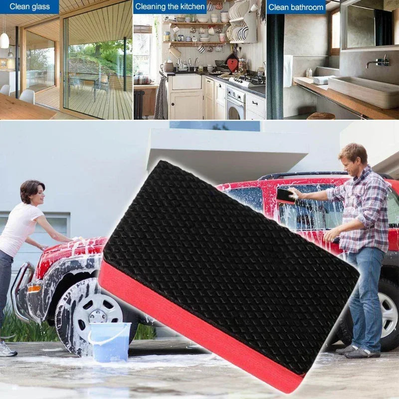 5Pcs Car Clay Bar Pad Sponge Block Cleaning Eraser Wax Polish Pad Tools Auto Sponge Car Wash Mud Automotive Care Accessories