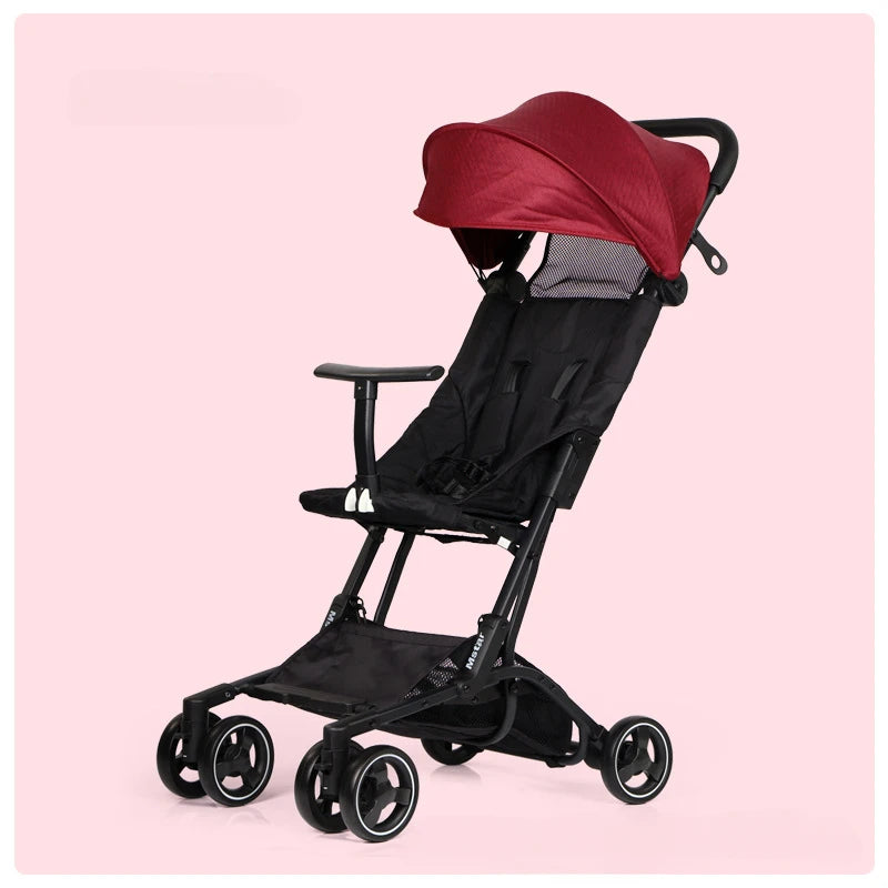 lightweight folding stroller Can sit or lie down Simple portable high landscape baby umbrella stroller Children's stroller