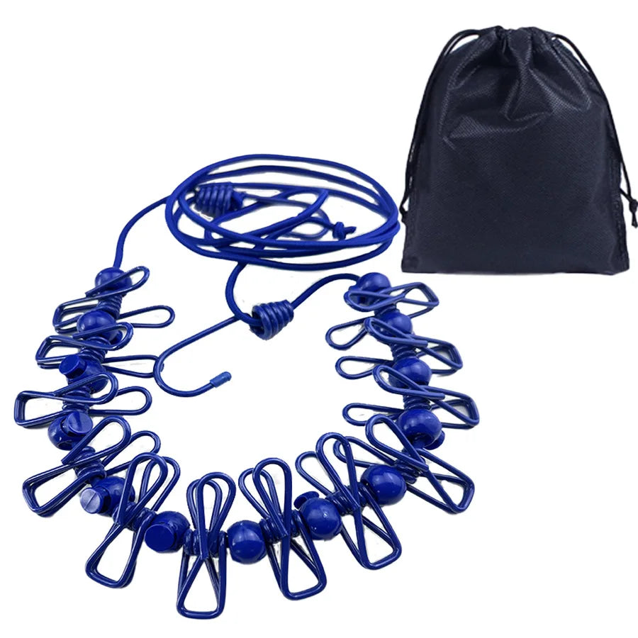Thiened Outdoor Travel Clothes Drng Rope Dormi Indoor And Outdoor No Punching Windproof Non-slip Quilt Drng Rope
