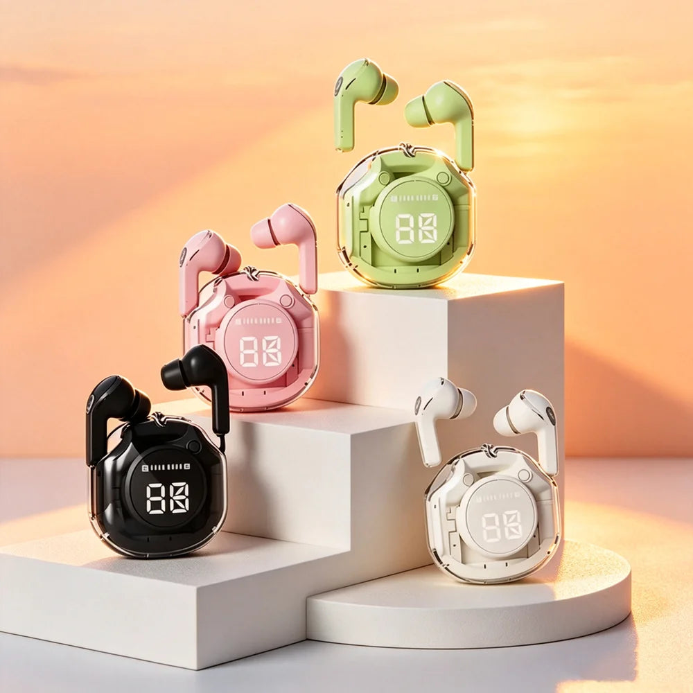 TWS Wireless Earbuds Wireless Headphones Sleek Fone Bluetooth Earphones Complement Modern Fashion and Streetwear
