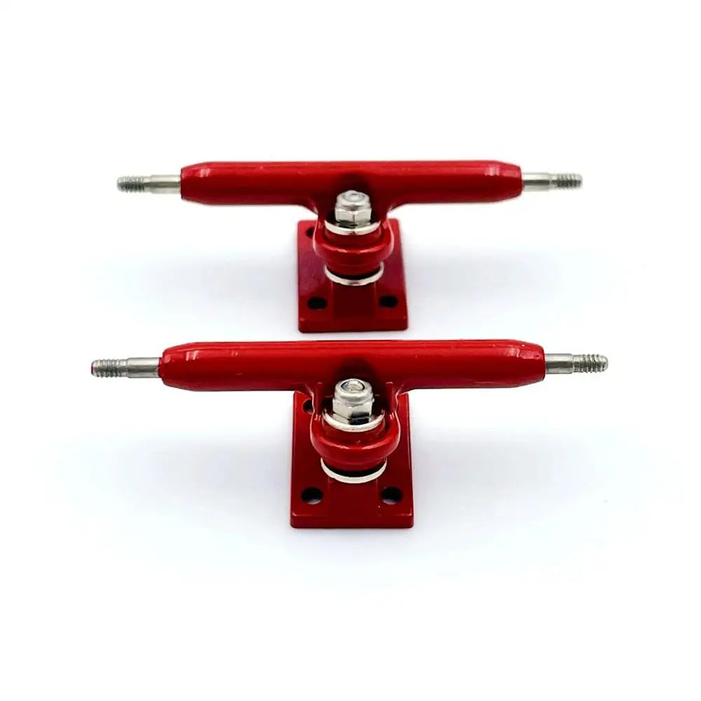 1Pair New with Nuts Fingerboard Truck Toy Hobby Collectors Truck Bolts Bearing Deck Brackets 32mm Model Finger Skateboard Parts