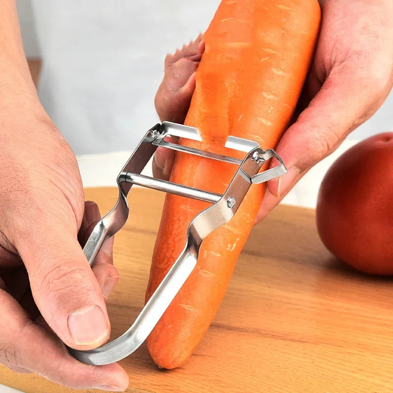 Manual Vegetables Peeler Stainless Steel Multifunctional Potatoes Cutter Slicer Grater Fruit Peeling Knife Novel Kitchen Gadgets