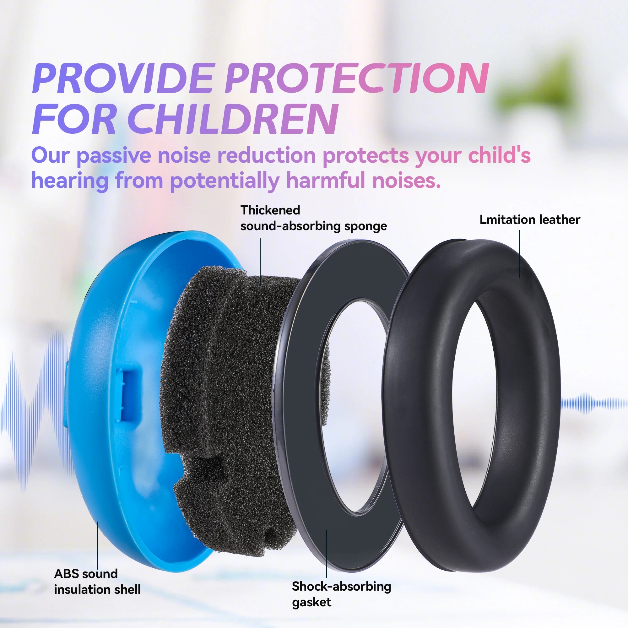 Baby Anti Noise  Headphones Children Sleep Ear Stretcher Baby Ears Protection Children Earmuffs Sleeping Earplugs Child Earmuff