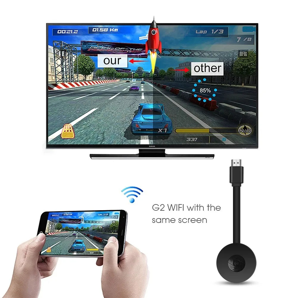 1080P TV Stick For Display Screen Adapter HDMI-compatible Dongle Receiver for Android IOS TV Box for WIFI Live Screen Projector