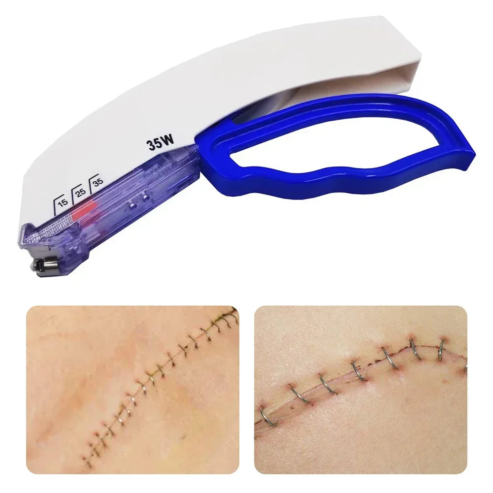 Professional Stapler Stainless Steel Skin Stitching Machine Disposable Surgery Skin Stapler Suture Stapler Emergency Kit Tools