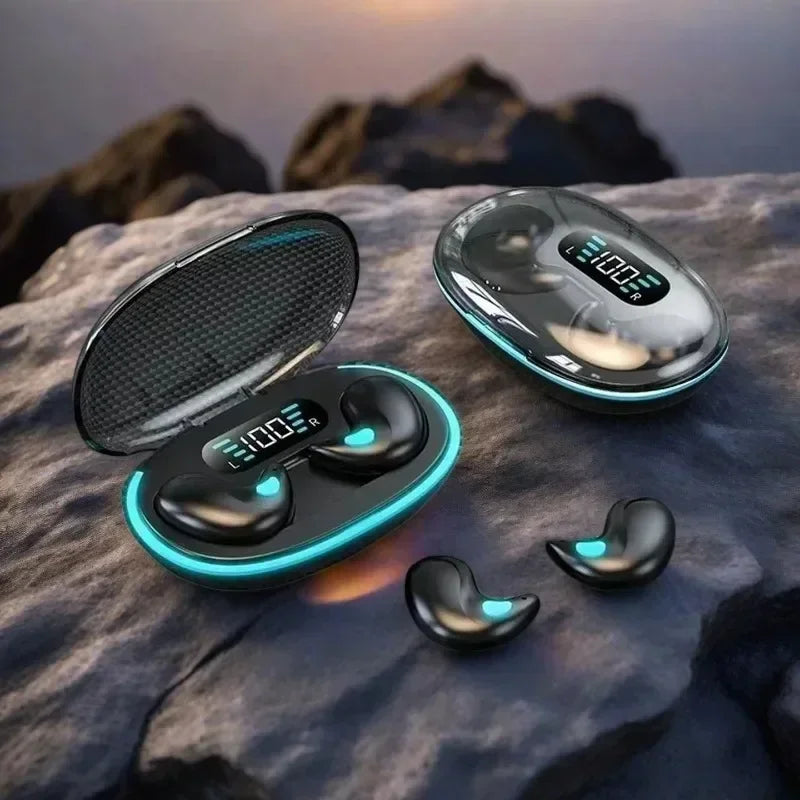 Mini Wireless Earphones Bluetooth Headphones Noise Reduction Sport Game Sleep Bluetooth Earbuds HIFI Stereo Music Headset