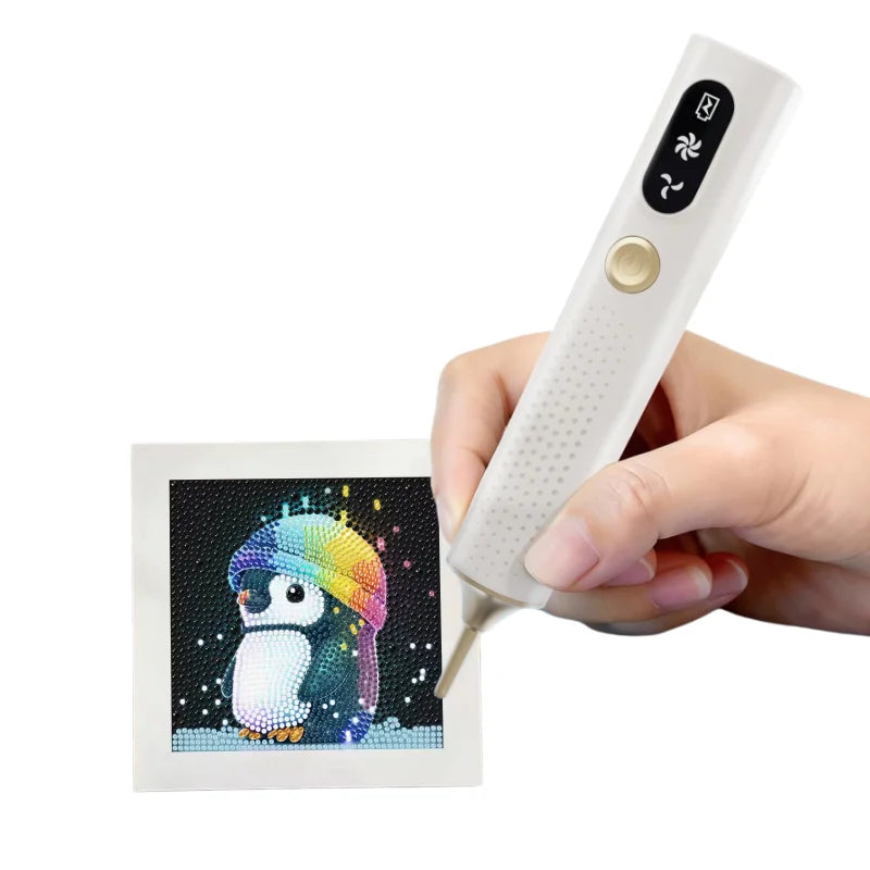 Vacuum Diamond Art Pen Wireless Electric Diamond Art Painting Pen 2 Suction Modes Wax-free Diamond Art Accessories Tool