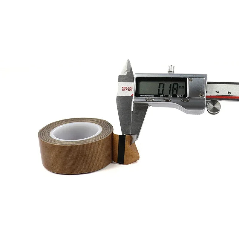 PTFE Tape Adhesive Cloth  Width 5~100mm Thickness 0.13mm 0.18mm Insulated Vacuum High Temperature Resistant Sealing PTFE Tapes