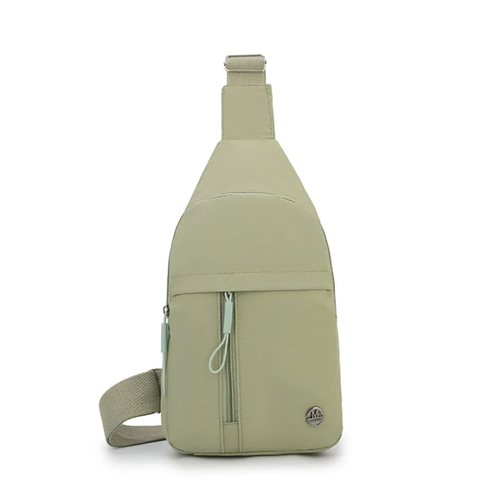 Fashion Nylon Women's Chest Bags 10 Colors Multi-compartment Waist Bag Multifunctional Sports Chest Bag Unisex