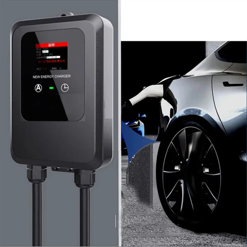 NEW EV Wallbox 5M 7KW 32A Charging Station Car Home EV Wallbox Electric Car EV Wallbox With 5M Cable Charge by card/Charge now