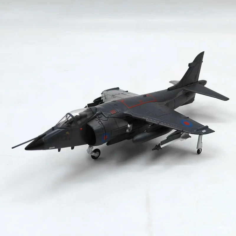 1/72 Scale Sea Harrier Fighter Jet Alloy Finished Simulation Military Aircraft Model Display Ornament For Aviation Collectors