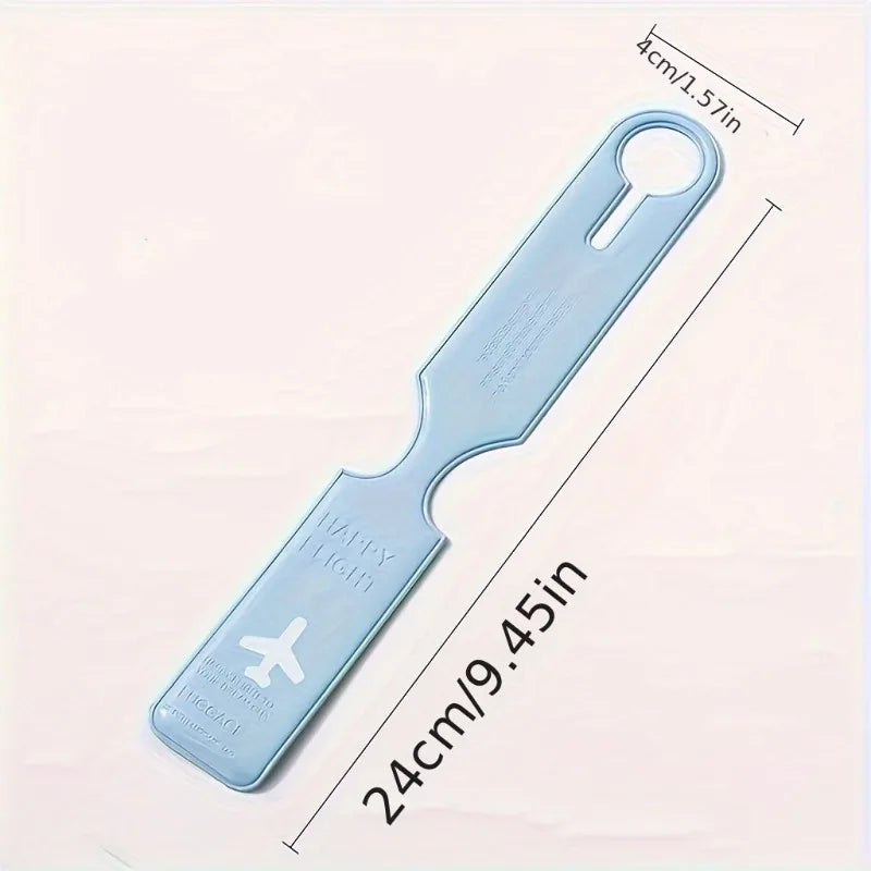 Travel Luggage Tags with Name ID Card, Portable Suitcase Labels for Luggage, Anti-Lost Baggage Tags for Travel & Business Trip