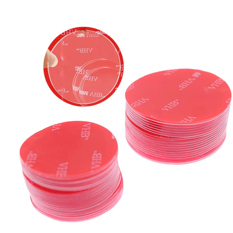 10pcs VHB Transparent Strong Double-sided Adhesive Fixed Ultra-thin Traceless High Temperature Resistant Car Etc Adhesive Sheet