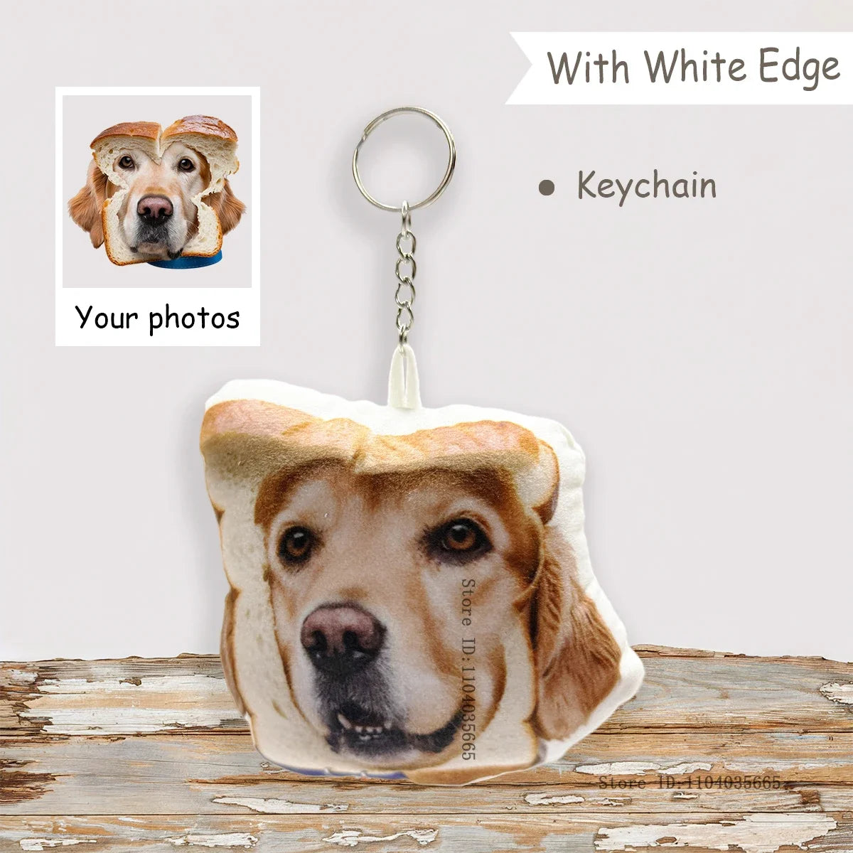 IHX Personalized 3D Animals Photo Pillow,Custom Dog/Cat Pillows,Pet Lover Memorial Cushion,Creative Gift Sofa Throw Pillow