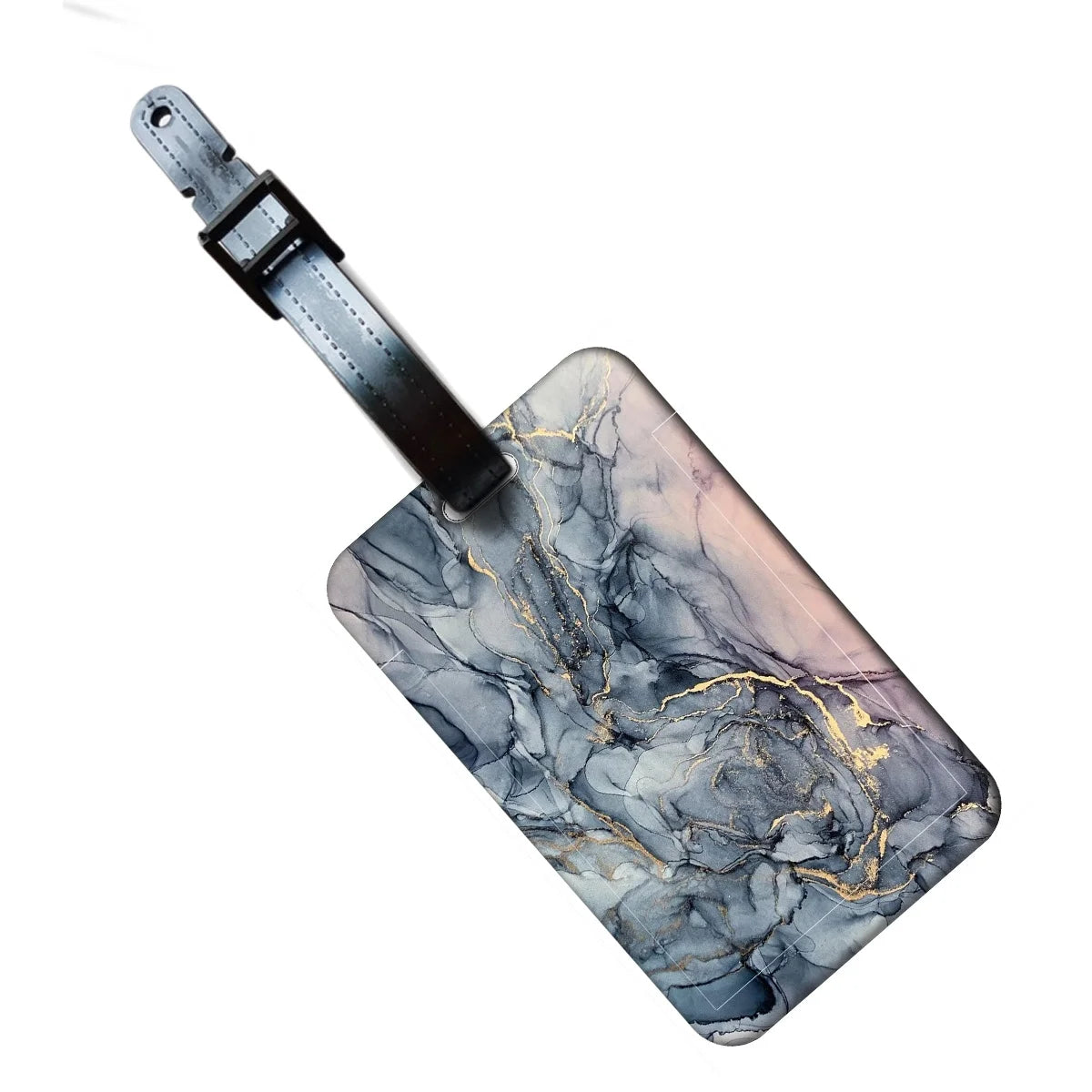 5 Marble Patterns Luggage Tag for Suitcases Travel ID Bag Tag for Men Backpacks Address Holder Baggage Boarding Portable Ticket