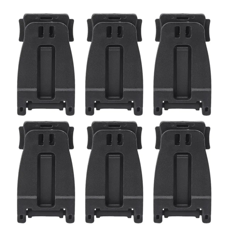 6/2pcs Outdoor Army Rucksack Accessory Molle System Webbing Buckle Clip Backpack Mounting Buckle Camping & Hiking Gadgets