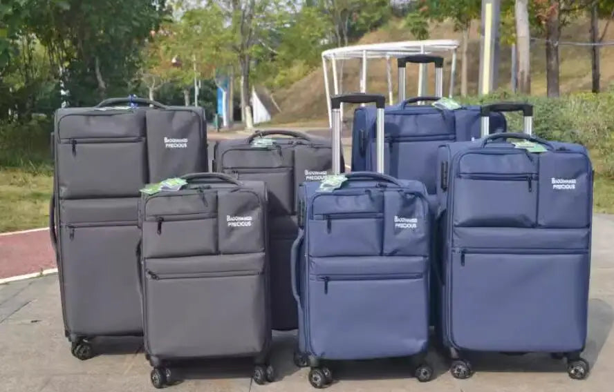 20 /22/24 Men Oxford Travel Luggage Suitcase Spinner Rolling luggage bags On Wheels Spinner Wheeled Suitcase Travel trolley bags
