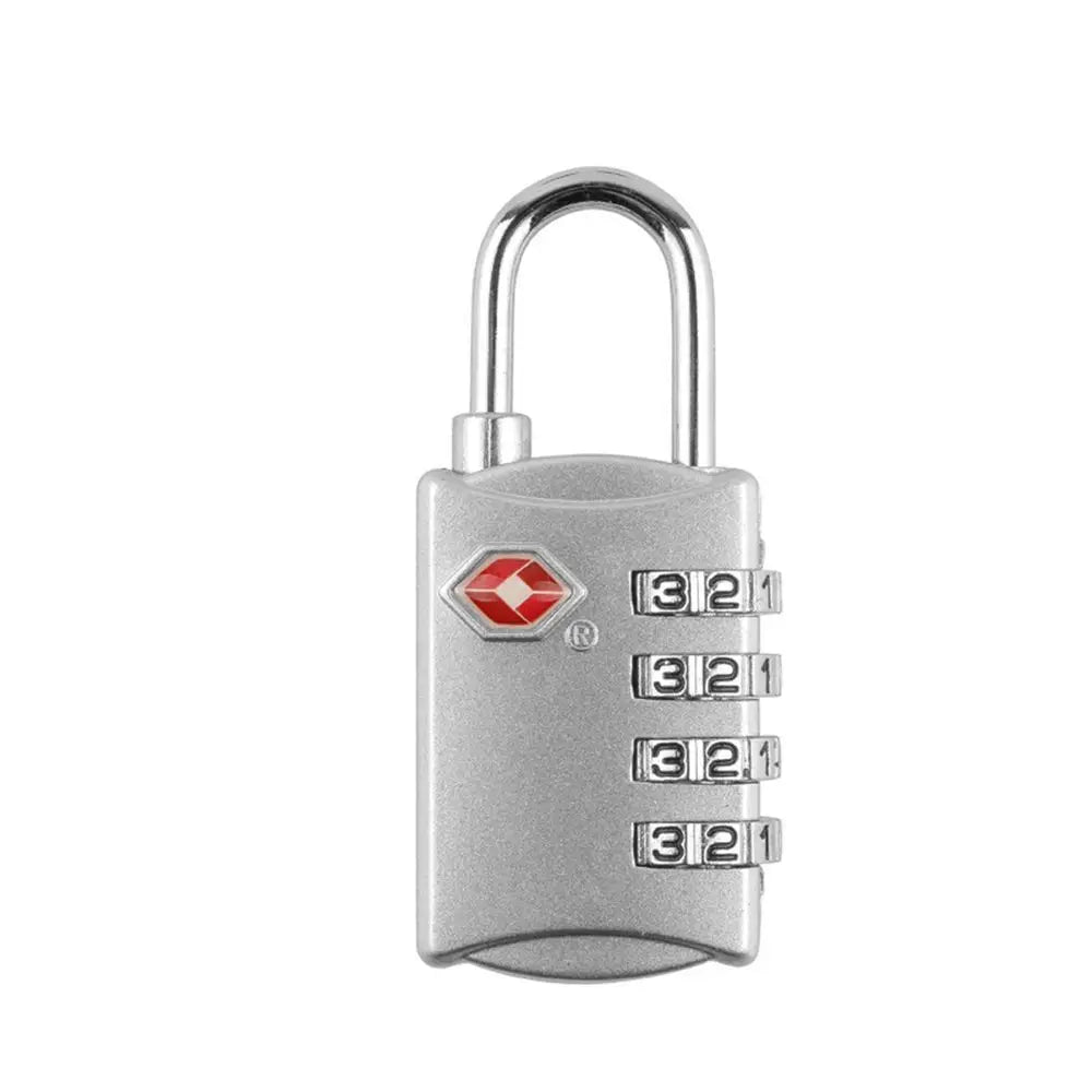 Anti-Theft Portable Cable Luggage Lock TSA Customs Lock Customs Code Lock Smart Combination Lock Padlock with Steel Cable