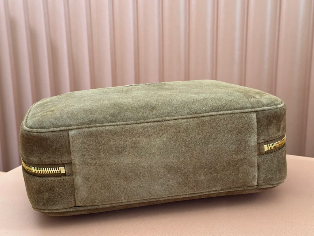 Luxury Makeup Bag High-Quality Sheepskin Handle Vanity Box Crossbody Shoulder Handbag 2026 Designer Women's