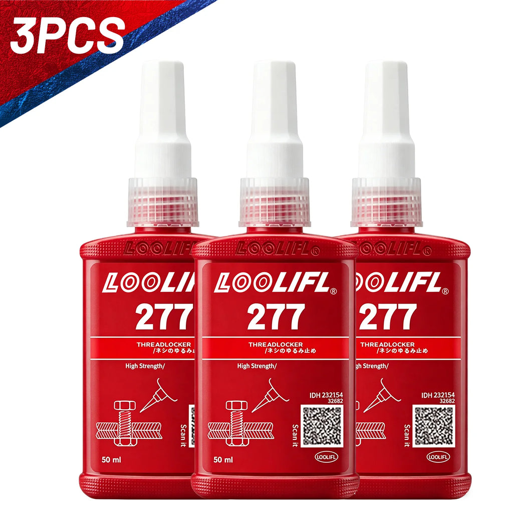 243 50ml Threadlocker Screw Glue Quickly Cured Thread Locking Agent Anaerobic Adhesive Corrosion-Resistant Anti-Loosening Glue