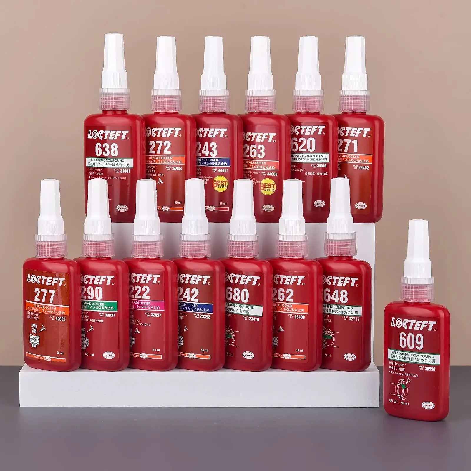 50ml Threadlocker 222 242 243 263 271 272 290 Screw Glue Quickly Cured Thread Locking Agent Anaerobic Adhesive Glue Anti-Loose