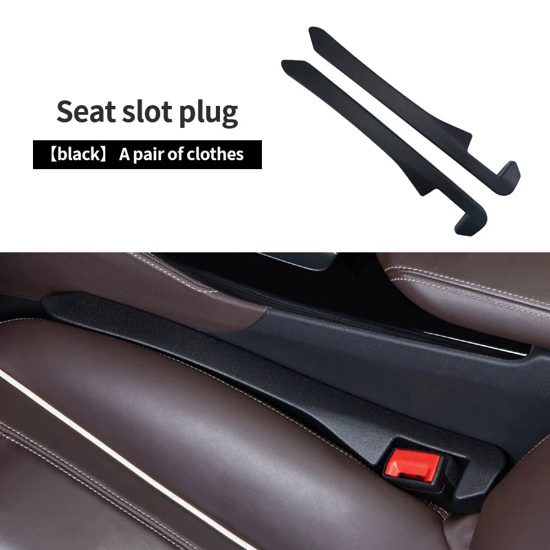 2Pcs Car Seat Gap Filler Leak-proof Filling Strip Side Seam Plug Strip Car Seat Gap Interior  Auto Decor Supplies