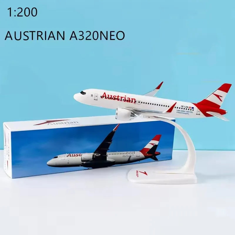 1:200 Scale Model Marabu/Play/Vueling/A320neo Austrian/ Transavia Air Airline Aircraft Assembly Plane Airplanes Collection Gifts