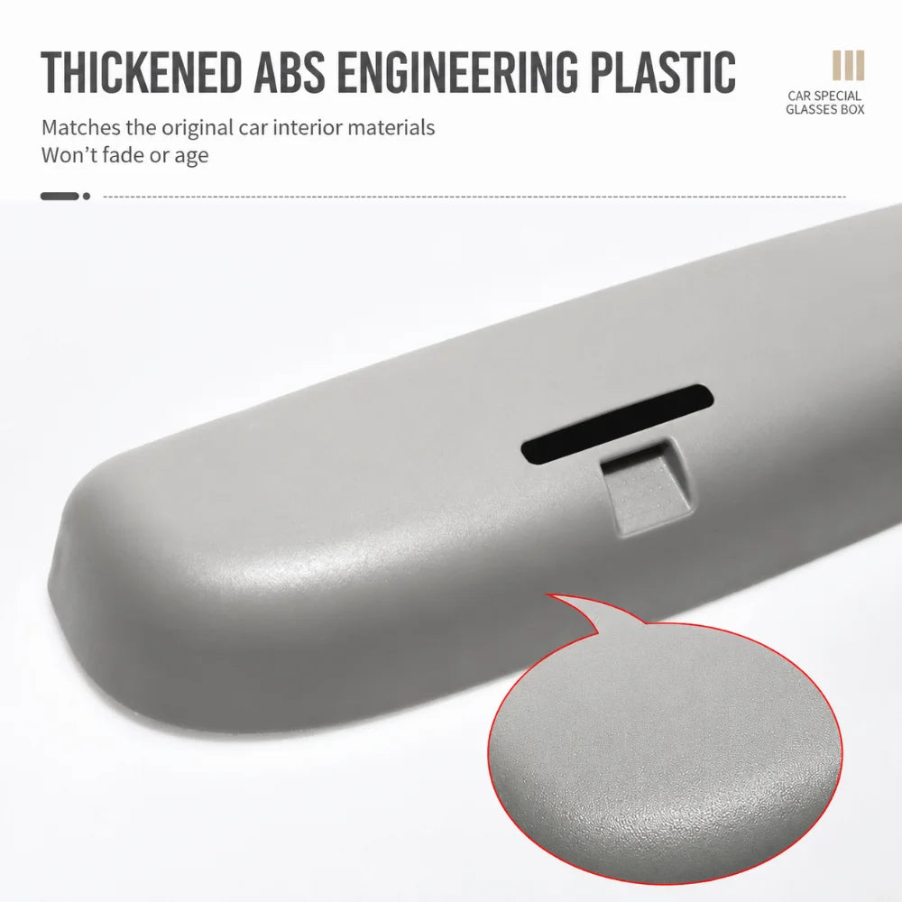Glasses Case for  ABS Car Sunglass Sun Glasses Holder Storage Box Auto Eyeglasses Accessories