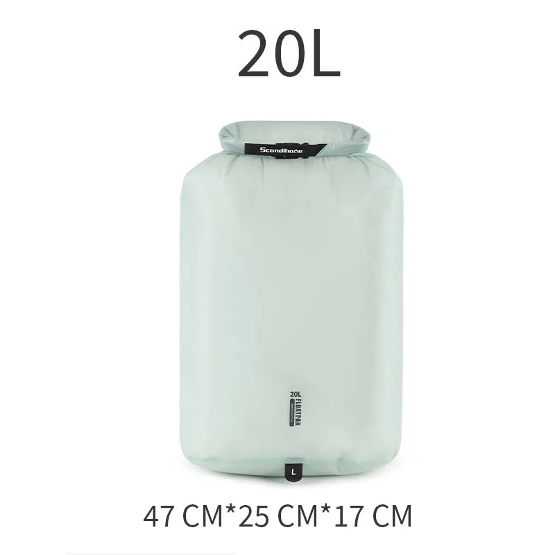 Ultralight Waterproof Dry Bag PU8000MM Swimming Camping Hiking Storage Pouch Travel Luggage Organizer Clothes Sack 9L 15L 20L