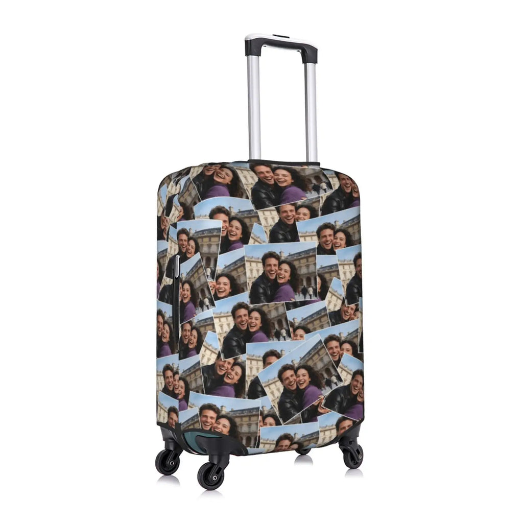 Custom Customize Logo Luggage Cover Elastic Your Design Here Travel Suitcase Protective Covers Suit For 18-32 inch