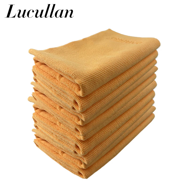Export Material Orange Pearl Microfiber Ceramic Coating Towel Sealant Removal Interior Cleaning Cloth