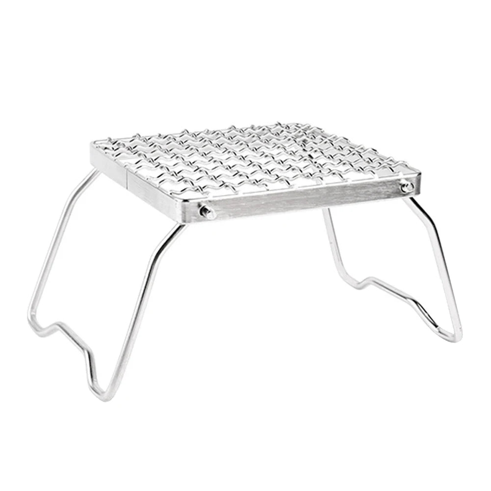 AS60-BBQ Folding Grill Grill Stand Gas Outdoor Home Duty Portable Mini Campfire For Camping Picnic Grate