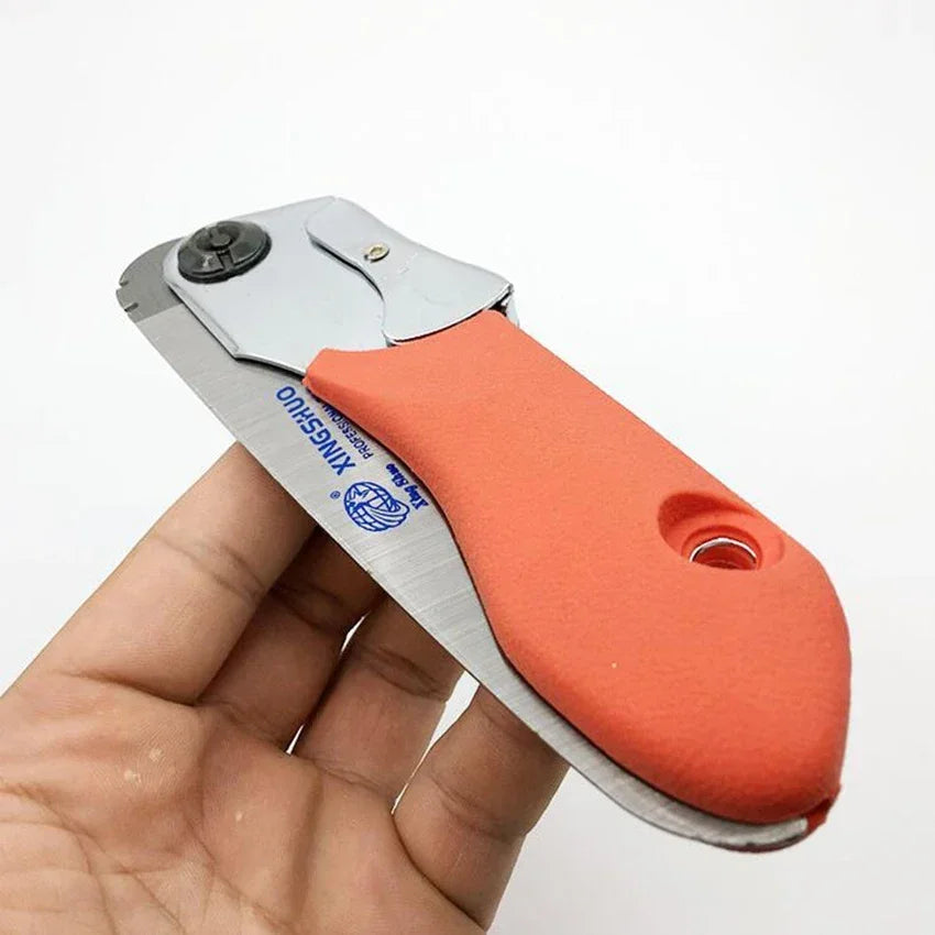 Portable Home Manual Pruning Hacksaws Garden Folding Trimming Saw Pruning Garden Household Anti-skip Hand Steel Sawing Tool, 미니톱
