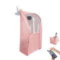 Portable Standing Toiletry Bag Large Capacity Waterproof EVA Makeup Brush Storage Box Stand Up Cosmetic Organizer For Travel