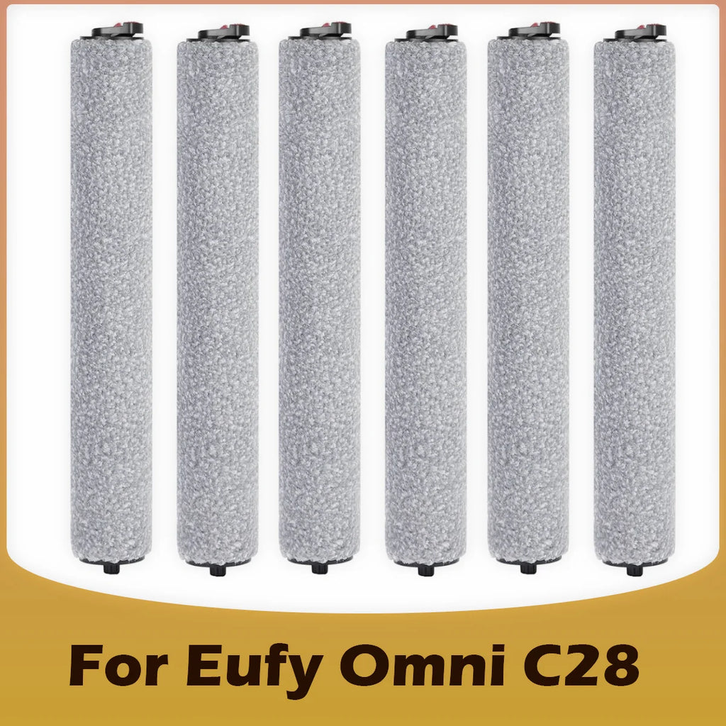 Replacement Parts for Eufy C28 Omni / Eufy C28 Robot Vacuum Cleaner Accessories Main Side Brush HEPA Filter Dust Bag Mop Rollers