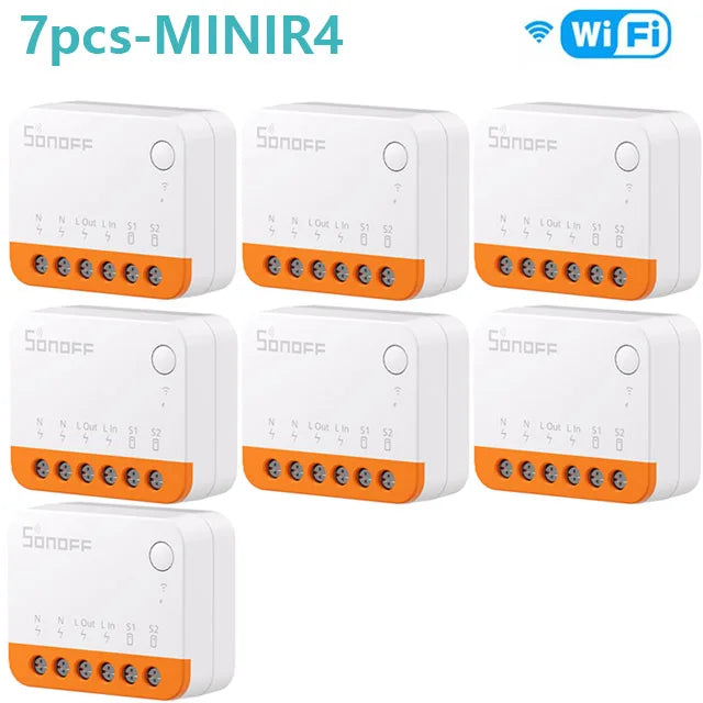 SONOFF Mini R4 Smart Wifi Switch Module Switch Two-Way Control Smart Home Works With Alexa Google Home Yandex Alice smartthi