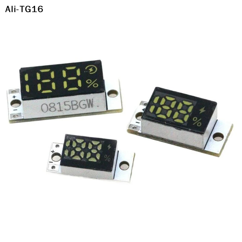 【A16】 Battery Level Indicator Module W/Smart Button For 1-4S Lithium Battery Accurate Percentage Display Low Power Consumption