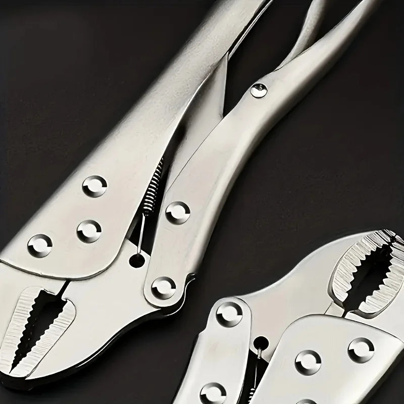 6 inch Heavy Duty Locking Pliers Adjustable Metal Face Clamp Multifunctional Pressure Pliers for Woodworking Welding Repairs