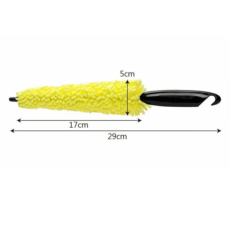Vehicle Cleaning Brush Plastic Handle  Wheel Rim Tire Washing Tools Car Detailing Brush Set Car Rim Scrubber Cleaner Duster