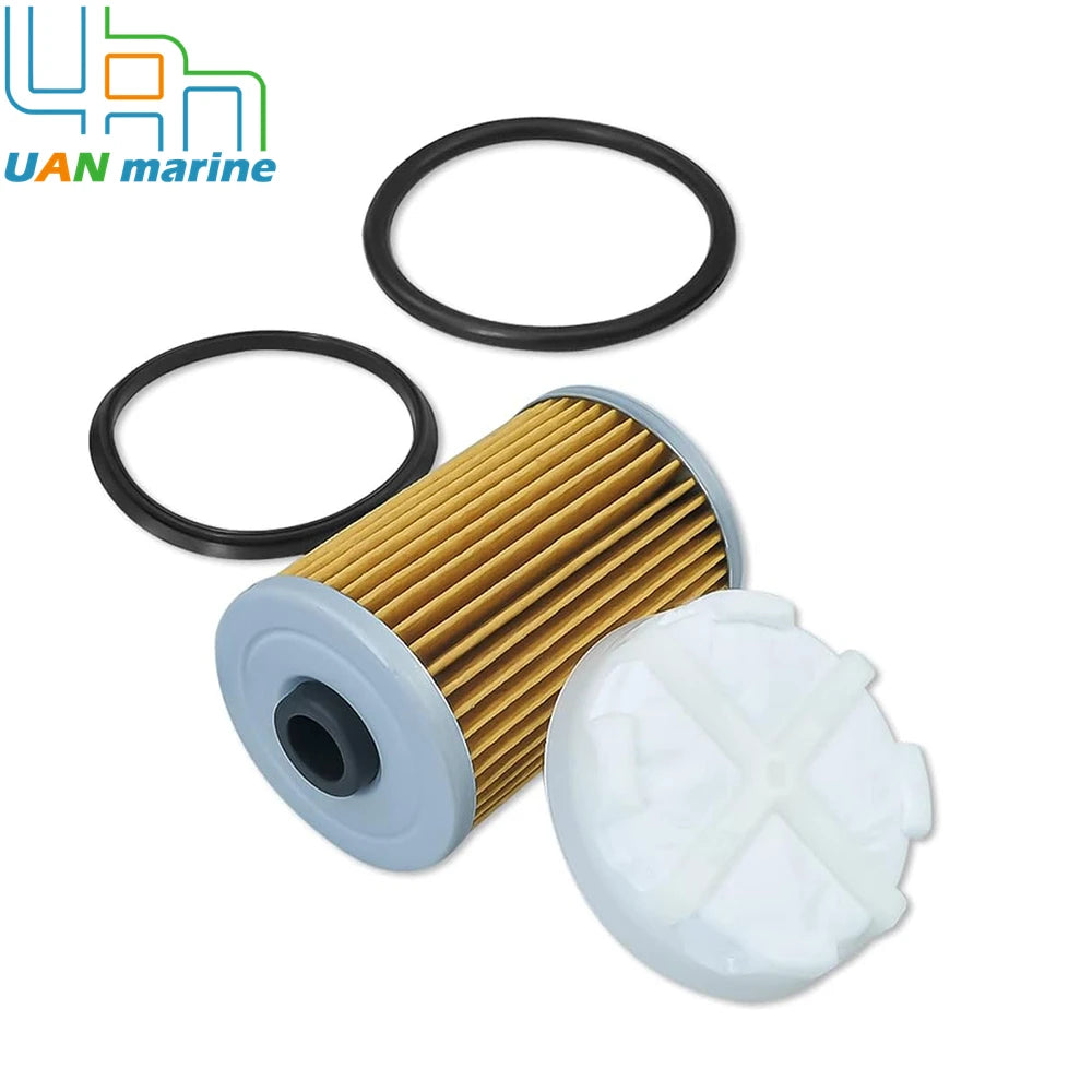 2 Pcs Cool Fuel Filter&Disc Filter with O-rings for Mercury Mercruiser Gen 3 35-8M0093688 35-866171A01 35-8M0204703 35-892665