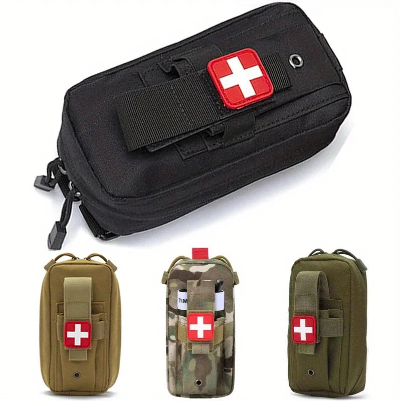 First Aid Kit Tourniquet Medical Rescue EDC Pouch Gauze Scissors Molle Survival Tool For  Camping Hiking