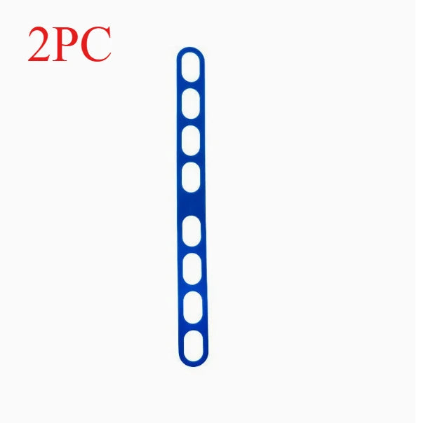 2PC Silicone lid strap, reusable universal lid fastener, suitable for slow cookers, clay pots, and frying pans