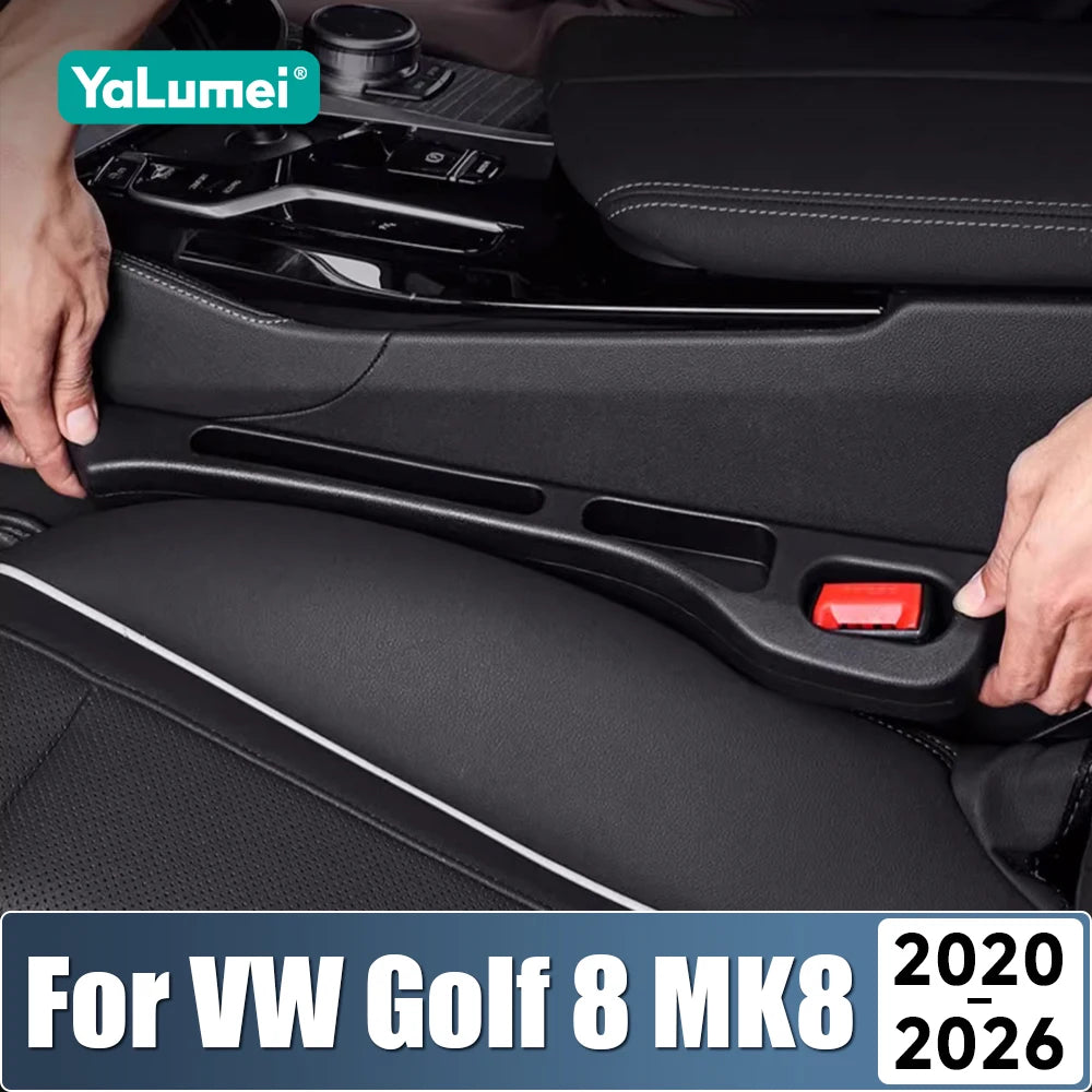 Car Seat Leak Proof Strips Gap Side Seam Storage For Volkswagen VW Golf 8 MK8 2020 2021 2022 2023 2024 2025 2026 GTI R R-line